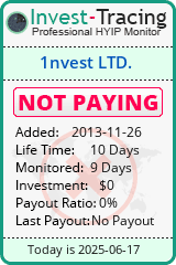 Monitored by Invest-Tracing.com HYIP Monitor-Invest-Tracing.com