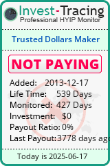 Monitored by Invest-Tracing.com HYIP Monitor-Invest-Tracing.com
