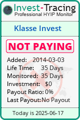 Monitored by Invest-Tracing.com HYIP Monitor-Invest-Tracing.com
