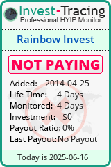 Monitored by Invest-Tracing.com HYIP Monitor-Invest-Tracing.com