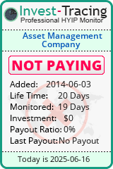 Monitored by Invest-Tracing.com HYIP Monitor-Invest-Tracing.com