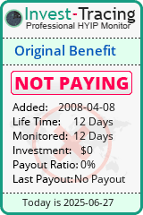 Monitored by Invest-Tracing.com HYIP Monitor-Invest-Tracing.com