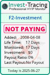 Monitored by Invest-Tracing.com HYIP Monitor-Invest-Tracing.com
