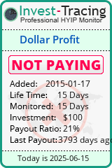 Monitored by Invest-Tracing.com HYIP Monitor-Invest-Tracing.com