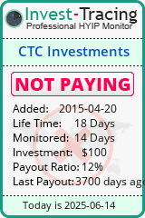 Monitored by Invest-Tracing.com HYIP Monitor-Invest-Tracing.com
