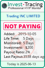 Monitored by Invest-Tracing.com HYIP Monitor-Invest-Tracing.com