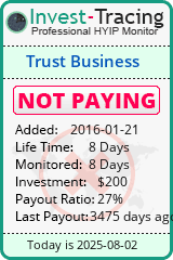 Monitored by Invest-Tracing.com HYIP Monitor-Invest-Tracing.com