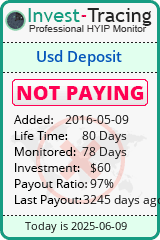 Monitored by Invest-Tracing.com HYIP Monitor-Invest-Tracing.com