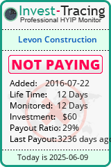 Monitored by Invest-Tracing.com HYIP Monitor-Invest-Tracing.com