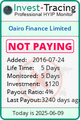 Monitored by Invest-Tracing.com HYIP Monitor-Invest-Tracing.com