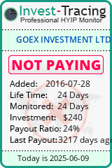 Monitored by Invest-Tracing.com HYIP Monitor-Invest-Tracing.com