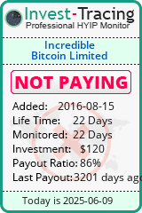 Monitored by Invest-Tracing.com HYIP Monitor-Invest-Tracing.com