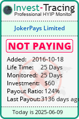 Monitored by Invest-Tracing.com HYIP Monitor-Invest-Tracing.com