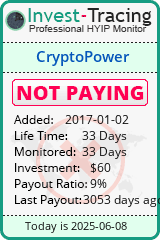 Monitored by Invest-Tracing.com HYIP Monitor-Invest-Tracing.com