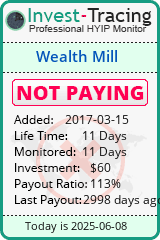 Monitored by Invest-Tracing.com HYIP Monitor-Invest-Tracing.com