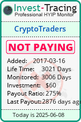 Monitored by Invest-Tracing.com HYIP Monitor-Invest-Tracing.com