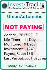 Monitored by Invest-Tracing.com HYIP Monitor-Invest-Tracing.com