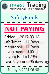 Monitored by Invest-Tracing.com HYIP Monitor-Invest-Tracing.com