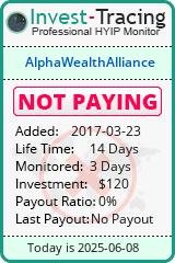 Monitored by Invest-Tracing.com HYIP Monitor-Invest-Tracing.com
