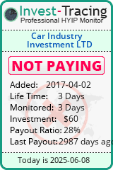 HYIP Monitor-Invest-Tracing.com