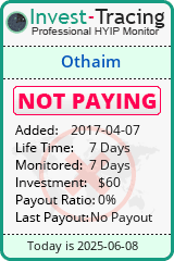Monitored by Invest-Tracing.com HYIP Monitor-Invest-Tracing.com