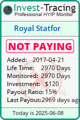 Monitored by Invest-Tracing.com HYIP Monitor-Invest-Tracing.com