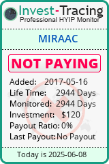 Monitored by Invest-Tracing.com HYIP Monitor-Invest-Tracing.com