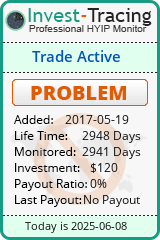 Monitored by Invest-Tracing.com HYIP Monitor-Invest-Tracing.com