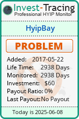 Monitored by Invest-Tracing.com HYIP Monitor-Invest-Tracing.com