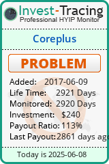 Monitored by Invest-Tracing.com HYIP Monitor-Invest-Tracing.com