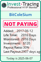 Monitored by Invest-Tracing.com HYIP Monitor-Invest-Tracing.com