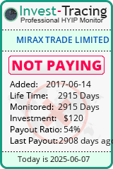Monitored by Invest-Tracing.com HYIP Monitor-Invest-Tracing.com