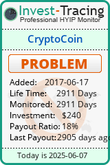 Monitored by Invest-Tracing.com HYIP Monitor-Invest-Tracing.com