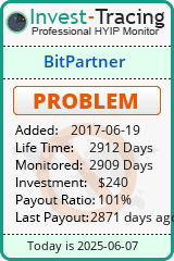 Monitored by Invest-Tracing.com HYIP Monitor-Invest-Tracing.com