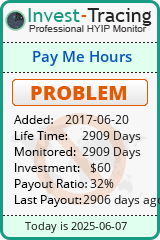 Monitored by Invest-Tracing.com HYIP Monitor-Invest-Tracing.com