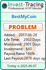 Monitored by Invest-Tracing.com HYIP Monitor-Invest-Tracing.com