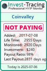 Monitored by Invest-Tracing.com HYIP Monitor-Invest-Tracing.com