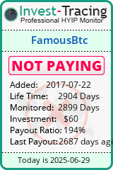 Monitored by Invest-Tracing.com HYIP Monitor-Invest-Tracing.com