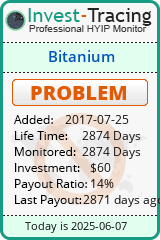 HYIP Monitor-Invest-Tracing.com