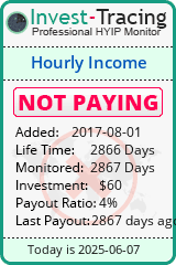 Monitored by Invest-Tracing.com HYIP Monitor-Invest-Tracing.com