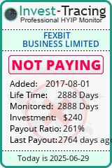Monitored by Invest-Tracing.com HYIP Monitor-Invest-Tracing.com