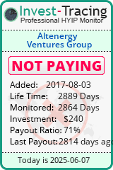 Monitored by Invest-Tracing.com HYIP Monitor-Invest-Tracing.com