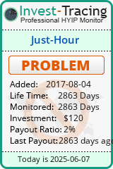 Monitored by Invest-Tracing.com HYIP Monitor-Invest-Tracing.com