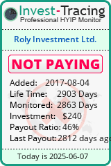 Monitored by Invest-Tracing.com HYIP Monitor-Invest-Tracing.com