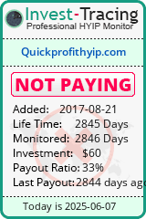 Monitored by Invest-Tracing.com HYIP Monitor-Invest-Tracing.com