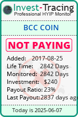 Monitored by Invest-Tracing.com HYIP Monitor-Invest-Tracing.com