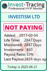 Monitored by Invest-Tracing.com HYIP Monitor-Invest-Tracing.com