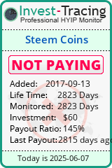 Monitored by Invest-Tracing.com HYIP Monitor-Invest-Tracing.com