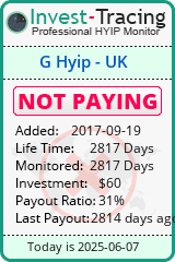 Monitored by Invest-Tracing.com HYIP Monitor-Invest-Tracing.com