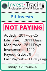 Monitored by Invest-Tracing.com HYIP Monitor-Invest-Tracing.com
